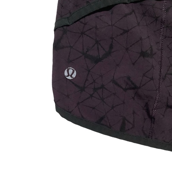 Lululemon Run: Speed Short Sz 4, 4-way Stretch Star Crushed Black Cherry - Picture 11 of 12